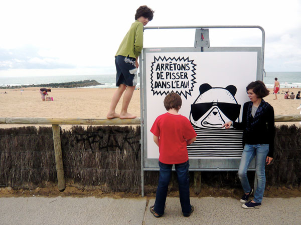 Kids à la biennale d'Anglet...