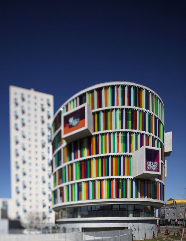 Logements sociaux au Grand Parc à Bordeaux. Architecte : Bernard Buhler