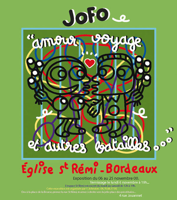 Affiche d'exposition Jofo